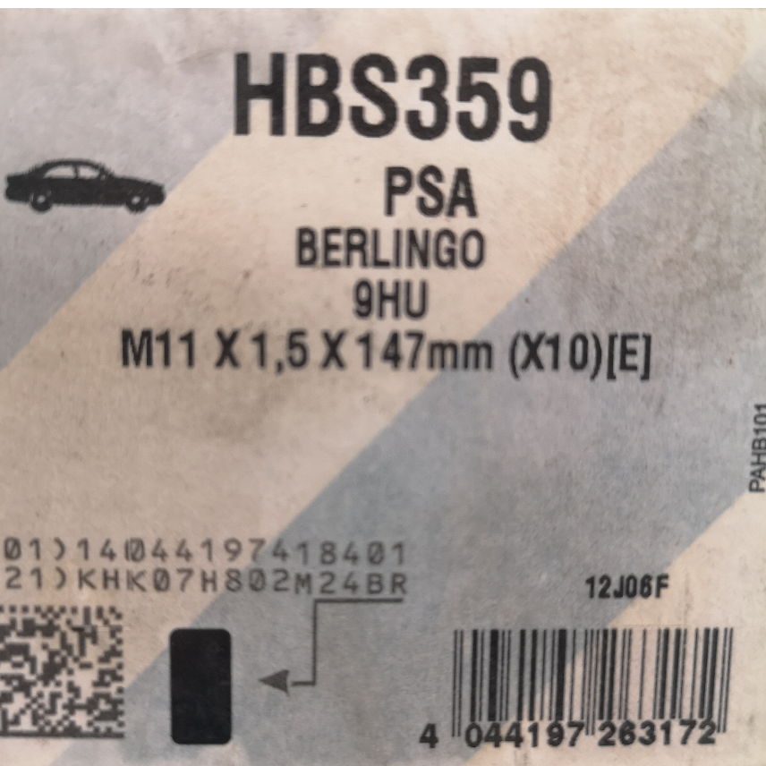 HBS359 Kit boulons de culasse — photo 3