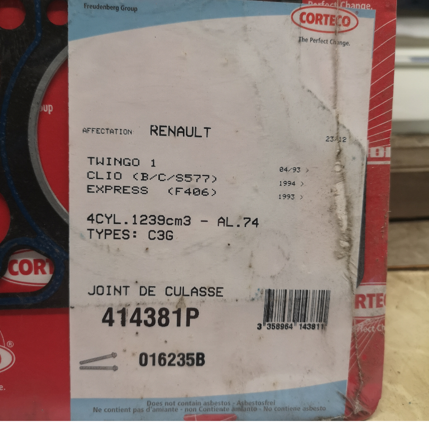 414381P Joint de culasse pour Renault Twingo 1 — photo 2