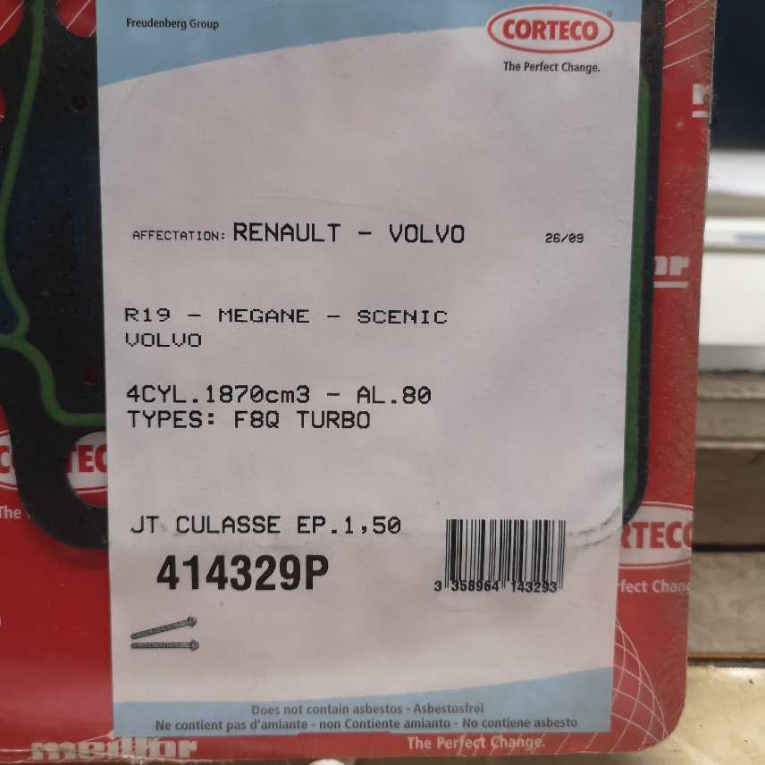 414329P Joint de culasse Renault Volvo — photo 2