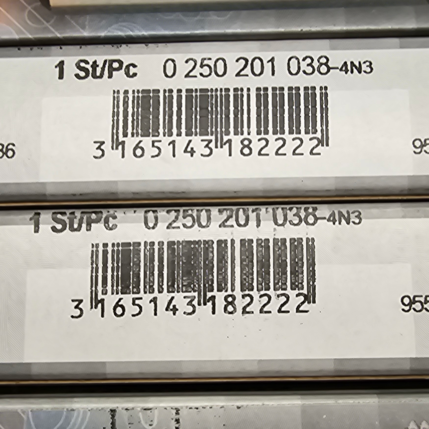 0250201038 Bougies de préchauffage Bosch — photo 2