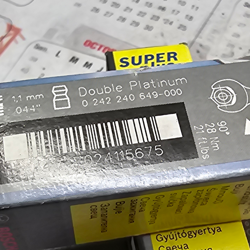 0242240649 Bougies d’allumage Bosch
