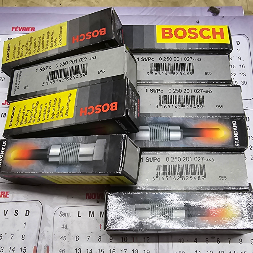 0250201027 Bougies de préchauffage Bosch