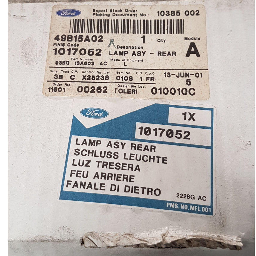 Feu arrière gauche pour Ford Mondeo 1017052 — photo 3