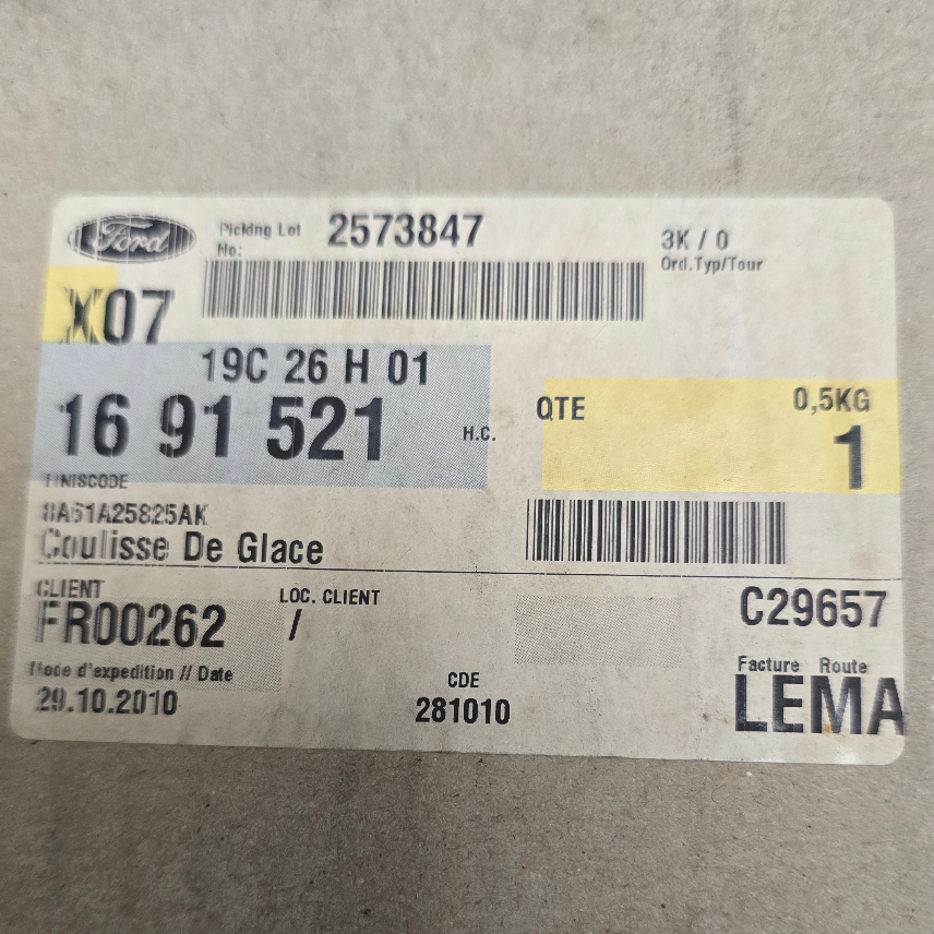 1691521 Ford Fiesta Joint de vitre — photo 3