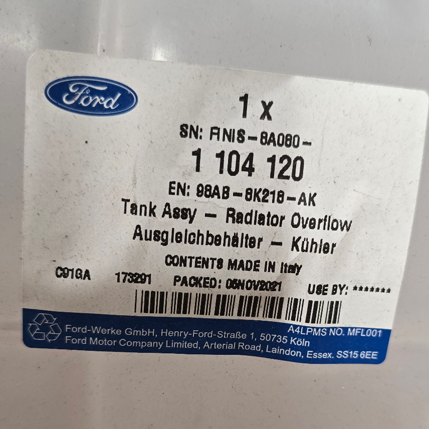 1104120 Ford mk1 Vase d’expansion — photo 3