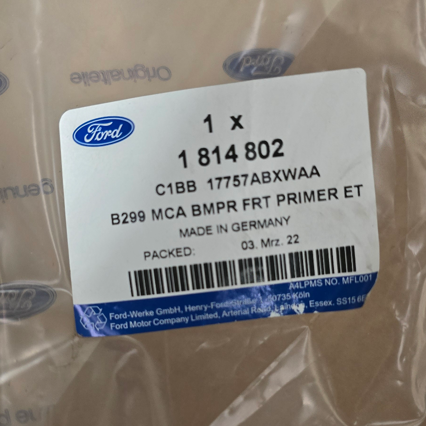 1814802 Ford Fiesta MK6 Pare-chocs avant — photo 2