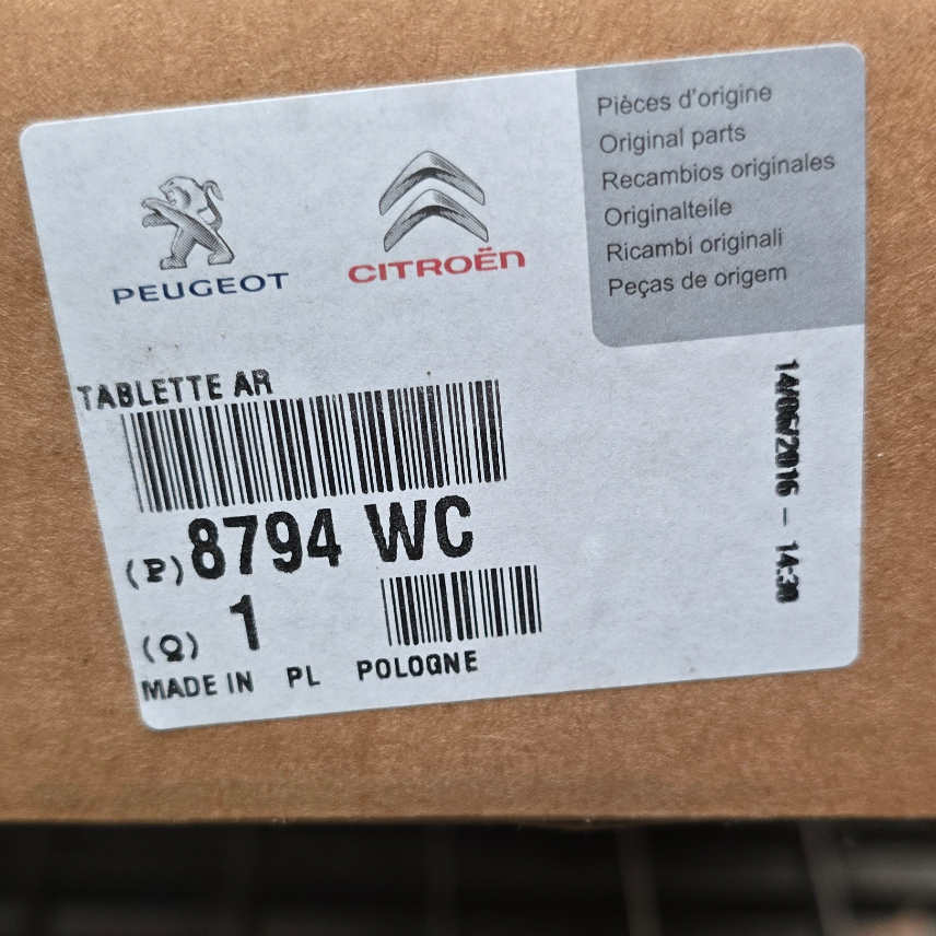 8794wc Peugeot 207 SW garniture de coffre — photo 4