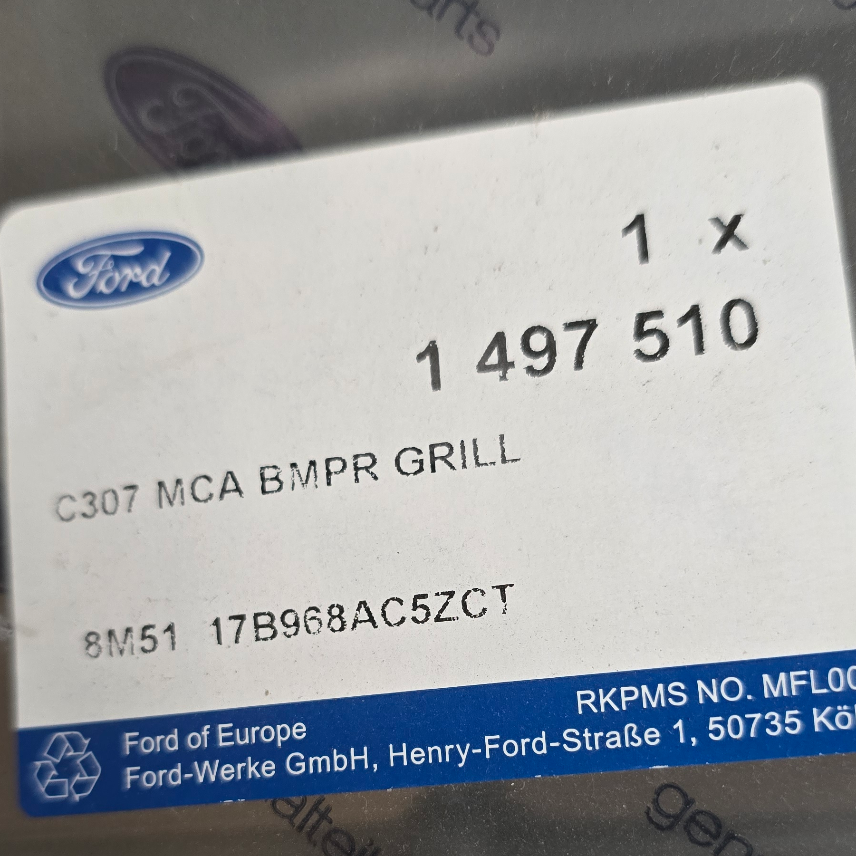 1497510 Ford Focus Grille grise — photo 2