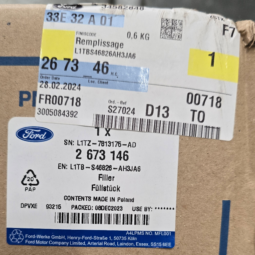 2673146 Ford Puma 2020 garniture de compartiment de chargement — photo 2