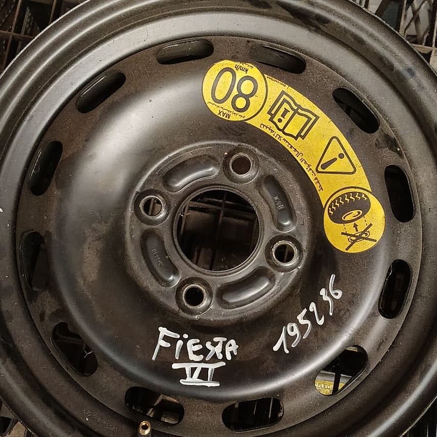 JANTE DE SECOURS FORD FIESTA 6 PHASE 1 14 POUCES