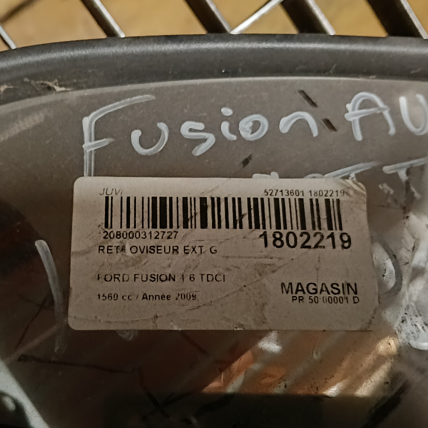 1802219 retroviseur exterieur gauche ford fusion 1.6 TDCI ANNEE 2009 — photo 2