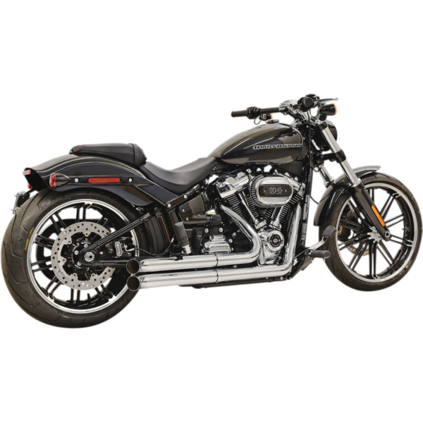 bassani Échappement Prostreet 2-en-2 - Turn Out - Harley-Davidson Softail Breakout & Softail Fat Boy à partir de 2018 - Chrome