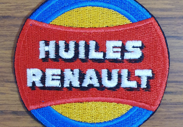 Patch Brodé Antique Huile Moteur