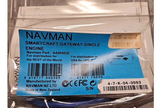 Smartcraft gateway single engine Navman