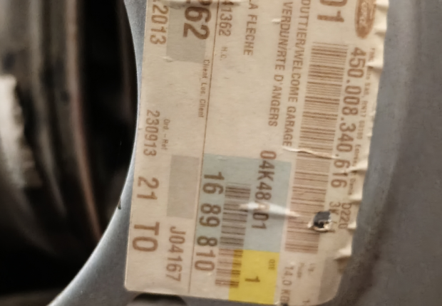 1689810 Roue arrière doubles Ford Transit Mk7 authentiques 16