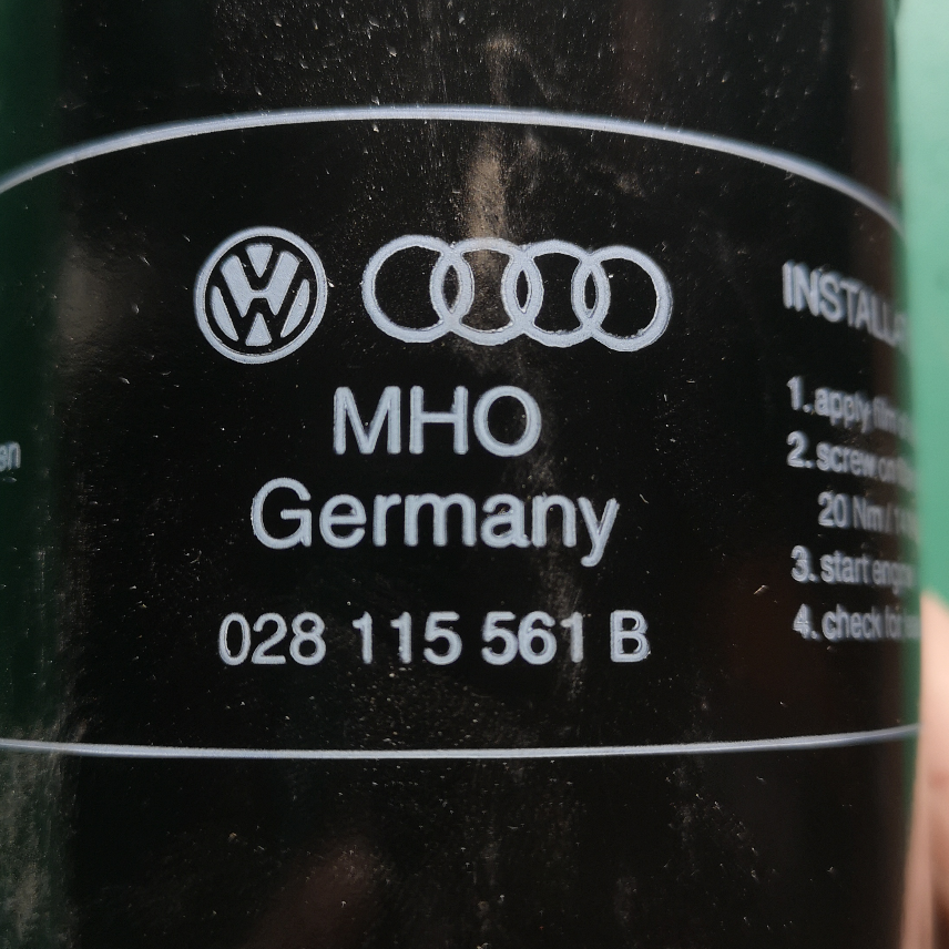 028115561 B Filtre à huile VW Audi