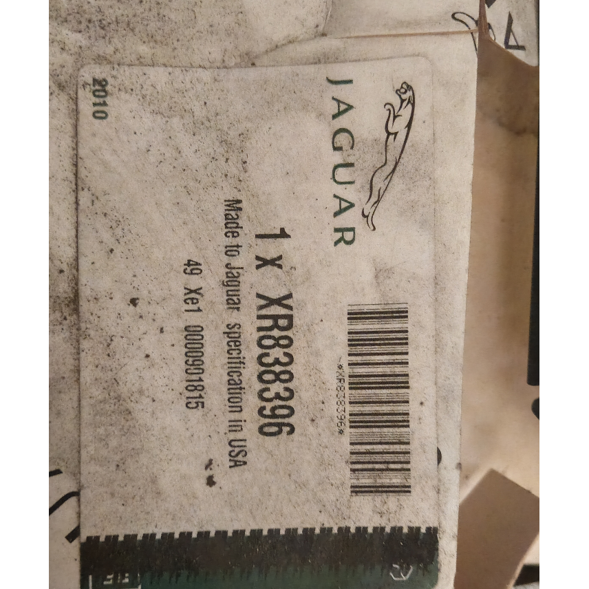 XR838396 Filtre habitacle Jaguar S-Type Ph1  XJKS Spare   Pour modèles V6 3.0 & V8 4.0 de 1999 à 2002.